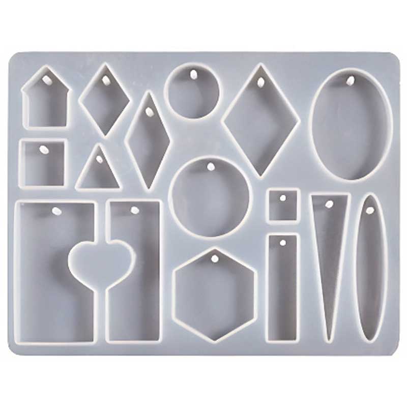 Mixed Geometric Charm Silicone Mould