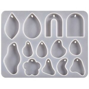 Organic Teardrop Charm Silicone Mould