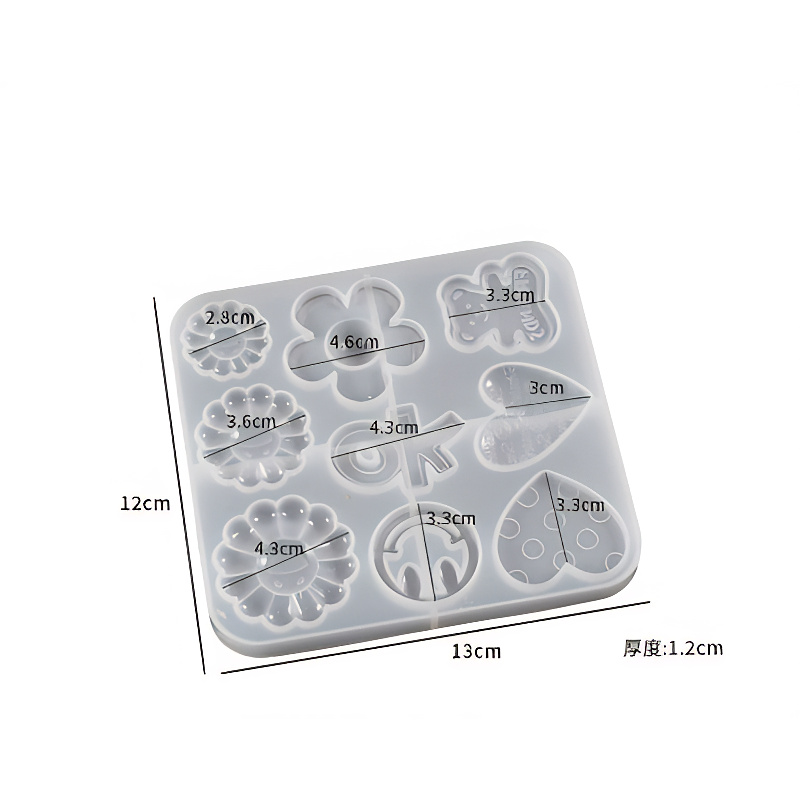 Mini Decorative Shape Silicone Mould - Image 2