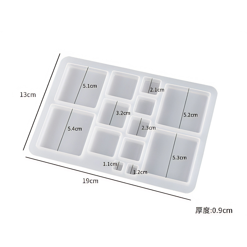 Square Silicone Casting Mould - Image 2