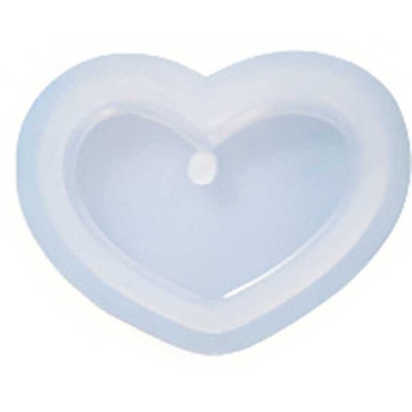 Heart Pendant Silicone Mould 49mm x 45mm
