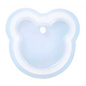 Bear Face Pendant Silicone Mould 51mm x 50mm