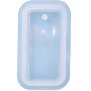 Rectangle Pendant Silicone Mould 63mm x 37mm