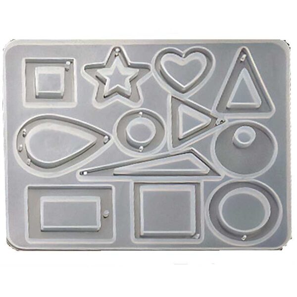 Mixed Geometry Pendant Silicone Mould