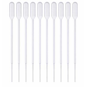 10x 3ml Disposable Pasteur Pipettes (Graduated 0.5ml)