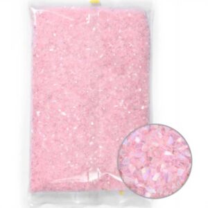 Pink Iridescent Glass Flakes (450g) RS2010