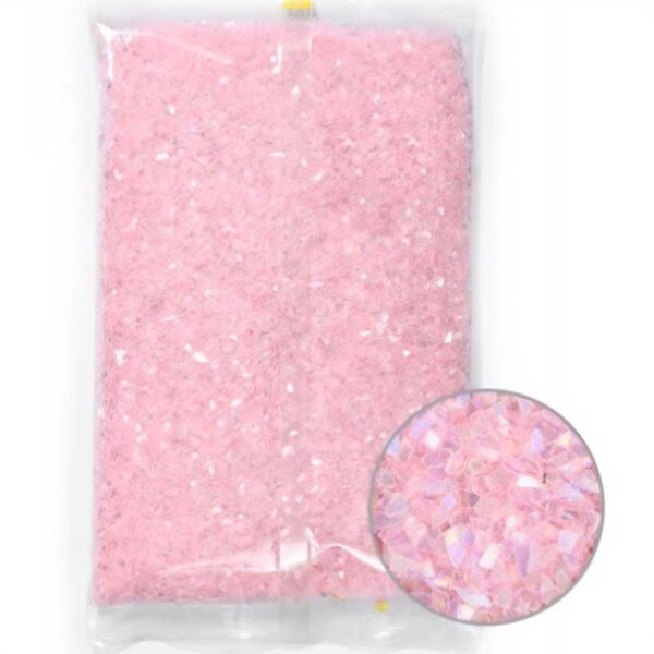 Pink Iridescent Glass Flakes (450g) RS2010