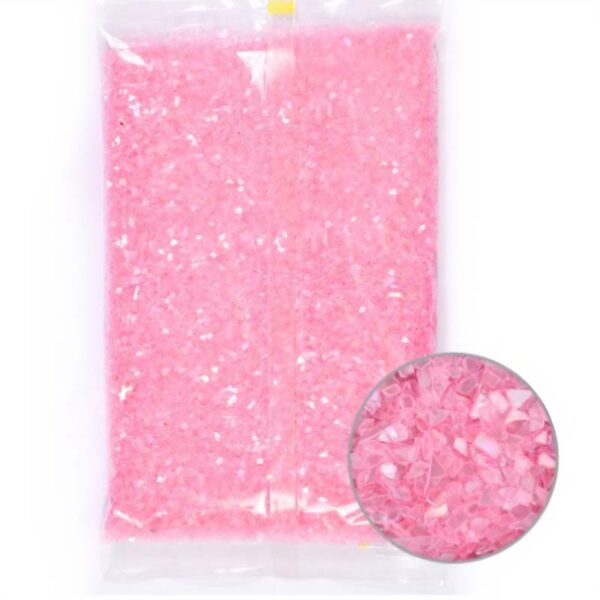 Pink Glass Flakes (450g) RS2012