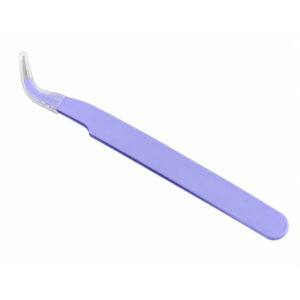 Purple Curved Tweezers RS2051