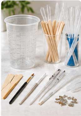 Resin tools and accessories