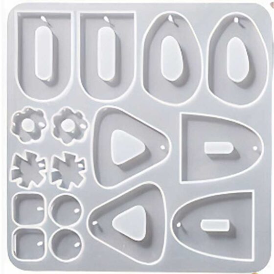 Mixed Geometry Silicone Mould