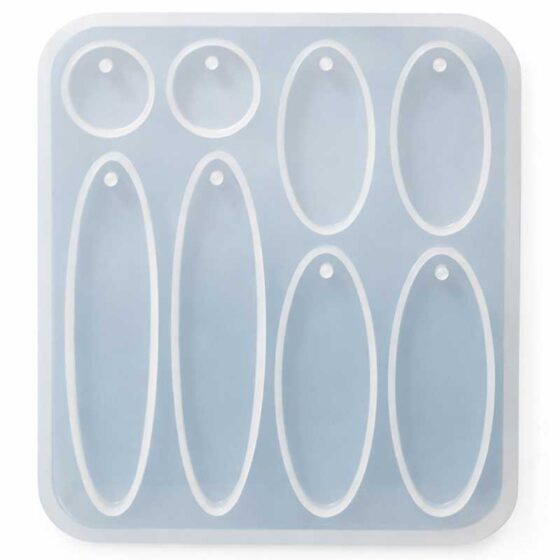 Elongated Oval Jewellery Silicone Mould
