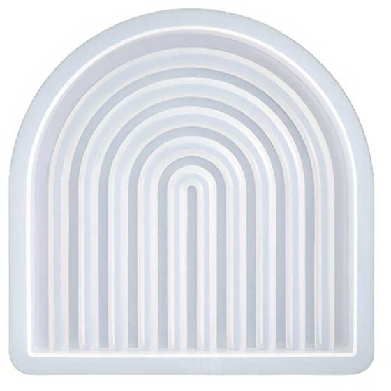 Arched Ribbed Tray Silicone Mould