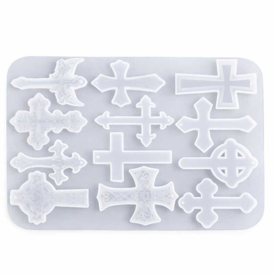 Cross Shape Silicone Mould