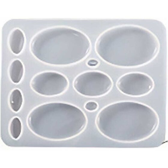 Oval Silicone Casting Mould