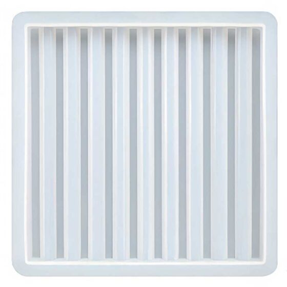 Square Ribbed Tray Silicone Mould