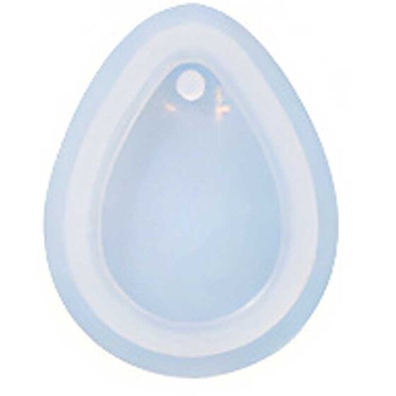 Teardrop Pendant Silicone Mould 53mm x 42mm