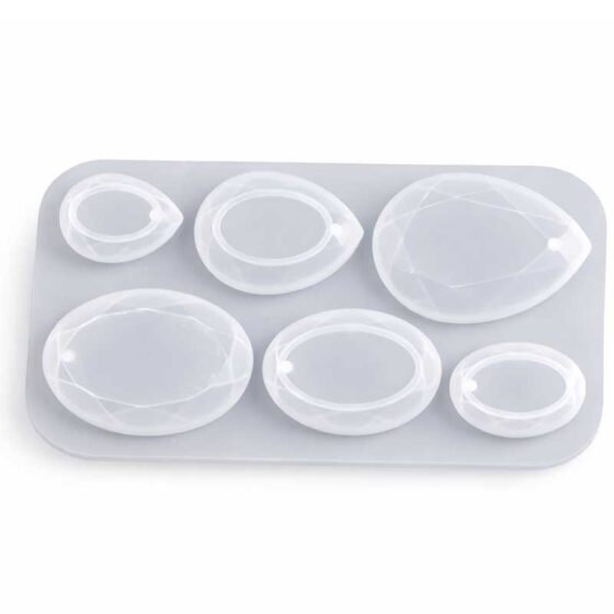 Oval Cabochon Silicone Mould
