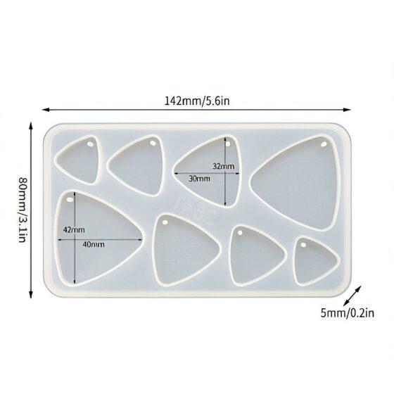 Triangle Pendant Silicone Mould