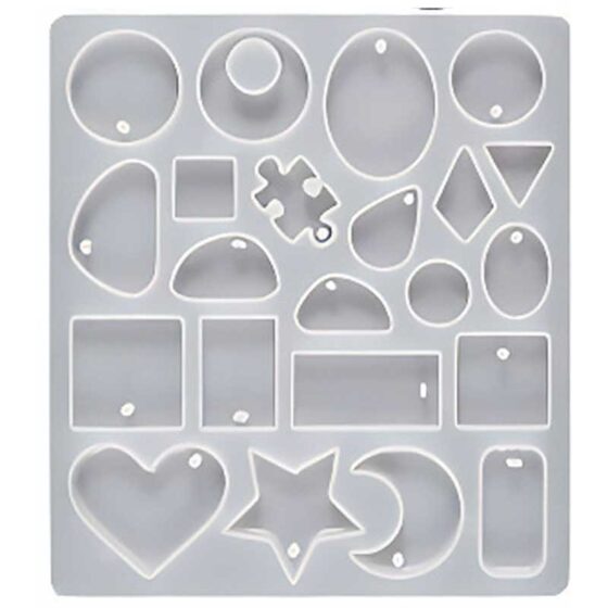 Mixed Shape Charm Silicone Mould