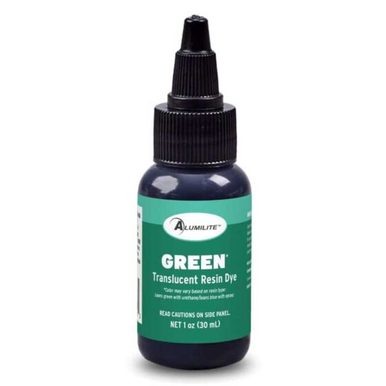 Alumilite Translucent Green Liquid Epoxy Dye (1oz)