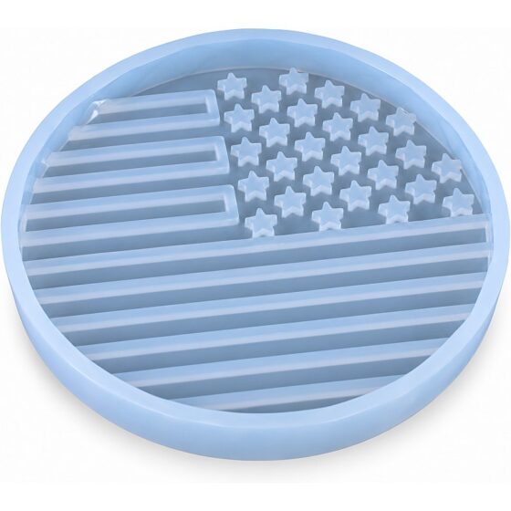 American Flag Coaster Silicone Mould