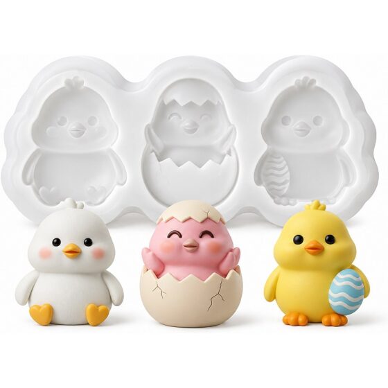 Easter Chicks Silicone Mould - 3 Designs