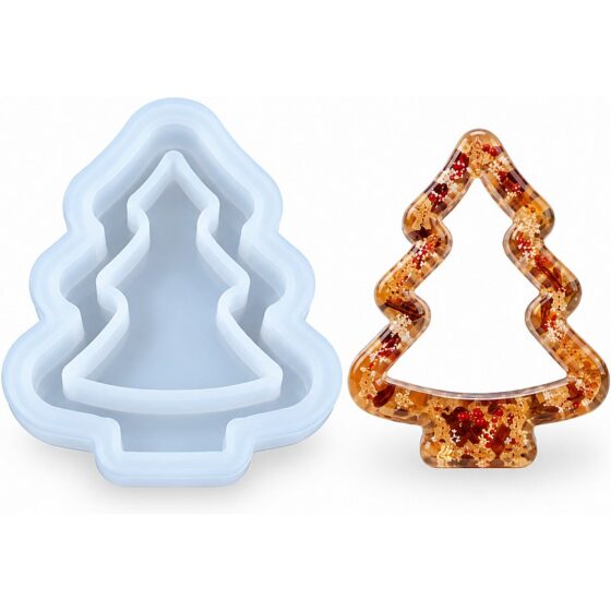 Hollow Christmas Tree Decoration Silicone Mould