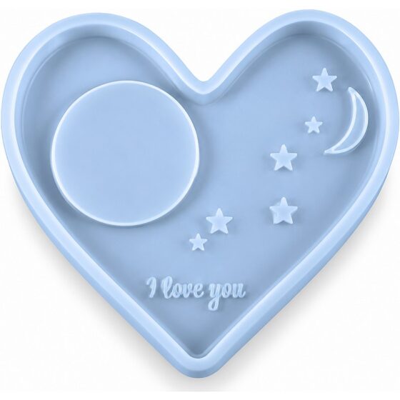 I Love You Heart Trinket Tray Silicone Mould
