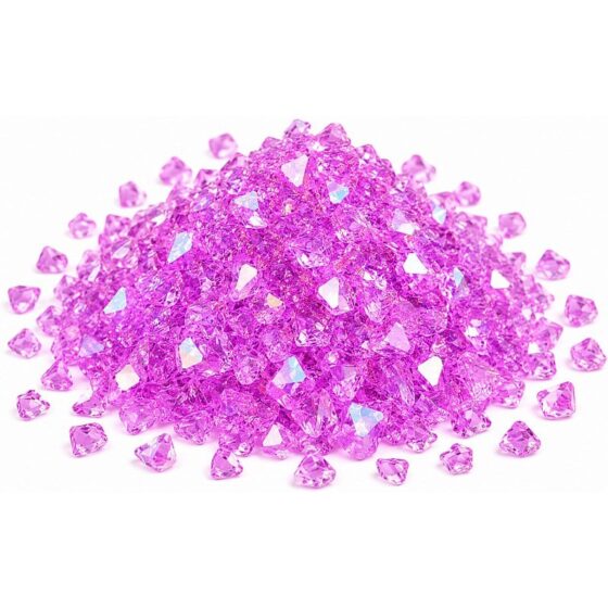 Magenta Iridescent Glass Flakes - 100g