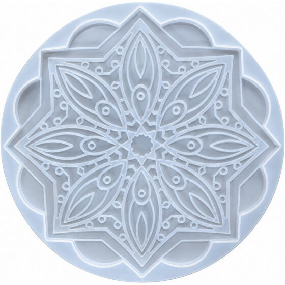 Mandala Flower Silicone Resin Mould