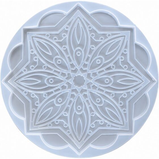 Ornate Lotus Mandala Silicone Mould